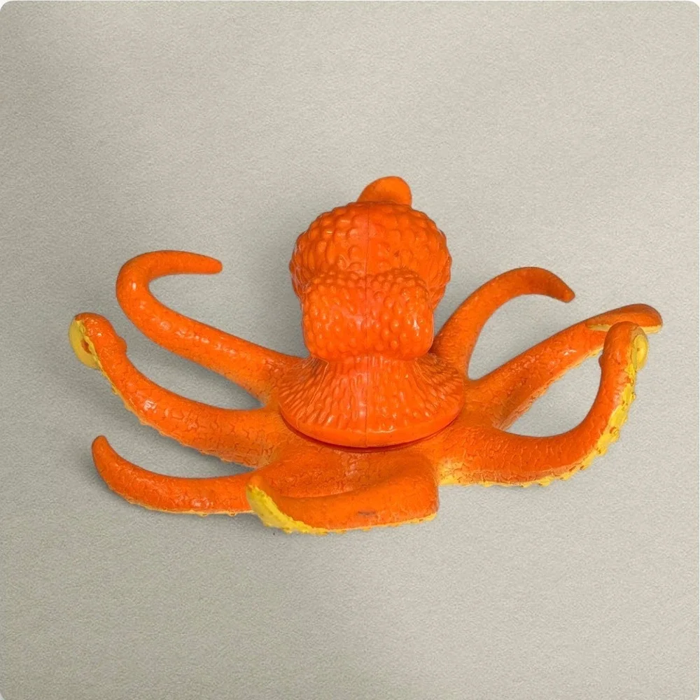 Mattel‎ Imaginext Sea Monsters Orange Octopus 2006 Spinning Toy Seablade Figure
